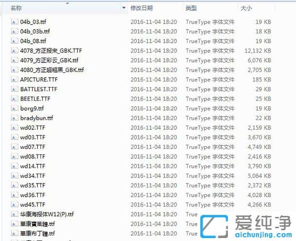 26款Photoshop字體合集