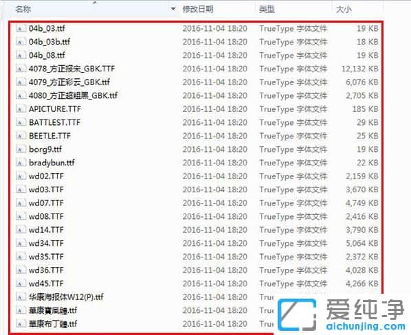 Photoshop字體合集及安裝方法