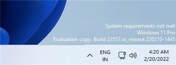 不符合條件Win10設(shè)備升Win11：在桌面打水印附解決方法