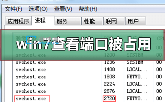 Win7怎么看電腦的端口是否被占用_win7端口被占用怎么解決
