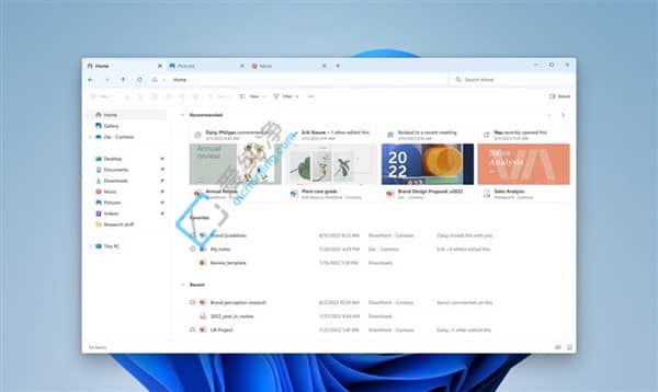 Win11發(fā)布預(yù)覽版更新：新版文件管理器它來了