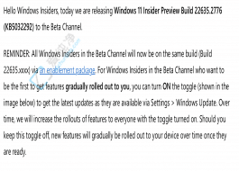 Win11 Beta 預(yù)覽版 Build 22635.2776 發(fā)布：改進(jìn) Windows Ink、共享至 Teams 應(yīng)用更方便