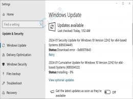 Win10用戶反饋無法安裝1月安全更新，出現(xiàn)0x80070643錯誤