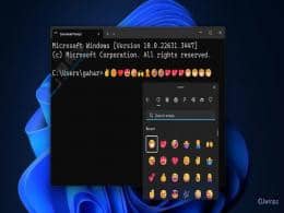 Win11四月更新增強Terminal終端應用，現支持輸入Emoji