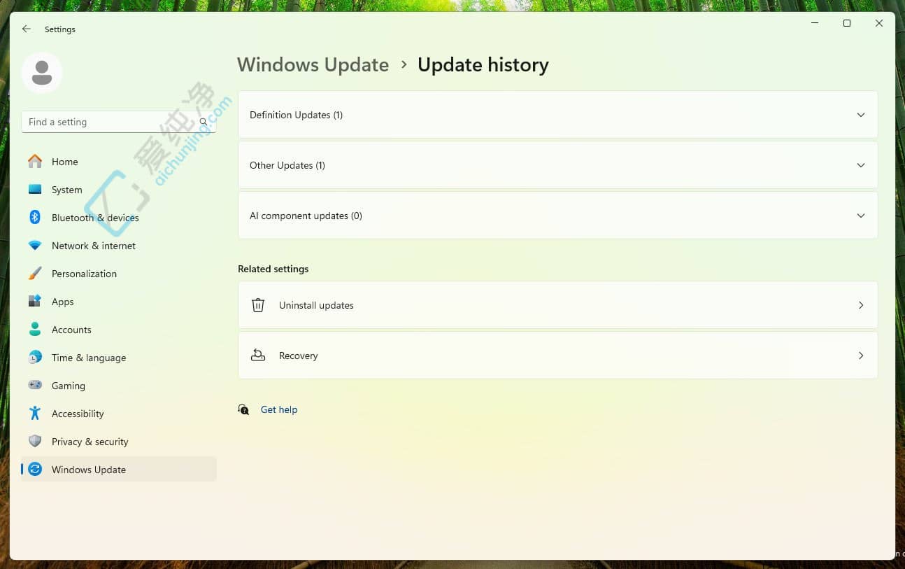 Win11 Canary 26217 已支持查看 AI 組件更新